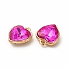 Faceted Glass Rhinestone Pendants GLAA-I051-B20-3