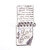 Ideas for Valentines Day Gifts for Him Zinc Alloy Love Note Pendants X-PALLOY-A15463-AS-FF-3
