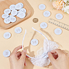 20Pcs Felt Hair Band Pads DIY-BC0015-58B-3