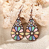 Bohemian Alloy Enamel Dangle Earrings FS-WG2DAA9-17-1