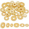   60Pcs 3 Styles Brass Spacer Bead KK-PH0037-03-1