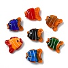 7Pcs 7 Colors Handmade Lampwork Beads LAMP-CJ0003-01-8