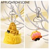 Zinc Alloy Swivel D Rings Lobster Claw Clasps X-E341-8-7