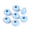 Opaque Acrylic European Beads OACR-E033-19P-1
