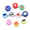 Summer Style Handmade Polymer Clay Beads X-CLAY-N007-005-1