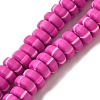 Polymer Clay Beads Strands CLAY-H006-02E-1
