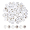 60Pcs 1-Hole Shell Alloy Shank Buttons BUTT-NB0002-06-1