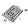 Plastic Flocked Bead Design Boards ODIS-YW0001-02-3