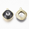 Golden Plated Alloy Pendants PALLOY-N154-03A-2