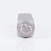 Iron Metal Stamps AJEW-BC0005-56H-3