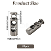 20Pcs Alloy Card Locks FIND-GF0008-48B-P-2