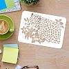 Large Plastic Reusable Drawing Painting Stencils Templates DIY-WH0202-226-3