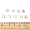 Plating Acrylic Beads PACR-YW0001-08G-6
