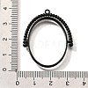 Alloy Open Back Bezel Pendants PALLOY-I223-11EB-3
