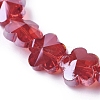 Electroplate Glass Beads Strands EGLA-F132-AB02-3