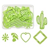 10Pcs 5 Styles Spray Painted Alloy Pendants FIND-YW0003-12-1