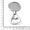 Zinc Alloy Bottle Opener Cabochon Component PALLOY-D312-01P-03-3