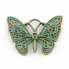 Butterfly Zinc Alloy Pendants X-PALLOY-R065-069-FF-1