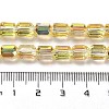 Electroplate Glass Beads X1-EGLA-D030-19G-4