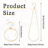 Brass Heart Link Chain Bracelet & Necklace with 304 Stainless Steel Lobster Claw Clasps SJEW-TA0001-03-3