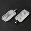 Natural Quartz Crystal Pendants G-H286-05P-01-3