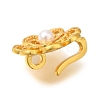 Brass Hoop Clasps KK-H506-06MG-2