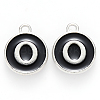 Platinum Plated Alloy Charms ENAM-S118-02O-P-1