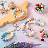 100Pcs 10 Colors Food Grade Eco-Friendly Silicone Focal Beads SIL-BY0001-02-9
