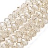 Handmade Imitate Austrian Crystal Faceted Rondelle Glass Beads X-G02YI0P3-1
