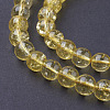 Synthetic Citrine Beads Strands G-C076-8mm-6A-3