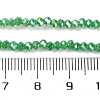 Baking Electroplate Glass Beads Strands X-DGLA-A039-J2MM-B03-4