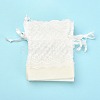 Organza Gift Bags with Lace X-OP-R034-10x14-04-4