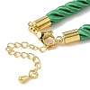 5MM Nylon Twisted Cord Necklace Making FIND-G096-01G-14-2