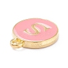 Golden Plated Alloy Enamel Charms LS-ENAM-Q437-14S-2