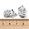 Animal Theme Blue and White Porcelain Beads PORC-Z007-05F-3