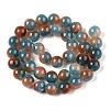 Dyed Natural White Jade Beads Strands G-T138-10mm-210-5-2