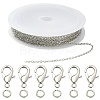 DIY Chain Bracelet Necklace Making Kit DIY-YW0007-05P-1