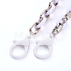 Personalized Acrylic & CCB Plastic Cable Chain Necklaces X-NJEW-JN02824-01-2