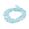Natural Aquamarine Beads Strands X-G-P332-75-2