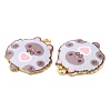 Alloy Enamel Pendants FIND-C037-14G-05-2