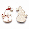 Alloy Enamel Pendants X-ENAM-Q442-041-RS-3