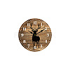 MDF Printed Wall Clock HJEW-WH0058-020-8