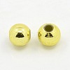 Plating Plastic Acrylic Round Beads PACR-L003-5mm-G-2