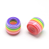 Opaque Stripe Resin Beads X1-RESI-S344-09-2