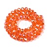 Electroplate Glass Beads Strands EGLA-A044-T8mm-B25-3