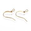 Brass French Earring Hooks KK-Q365-G-NF-2