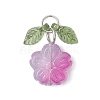 Transparent Normal Glass Pendants PALLOY-JF04571-02-3