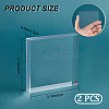 2Pcs Transparent Acrylic Display Decorations DJEW-CN0001-50-2