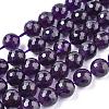 Natural Amethyst Beads Strands X-G-C073-8mm-3-4