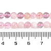 Natural Lodolite Quartz Beads Strands G-B125-M03-01-5